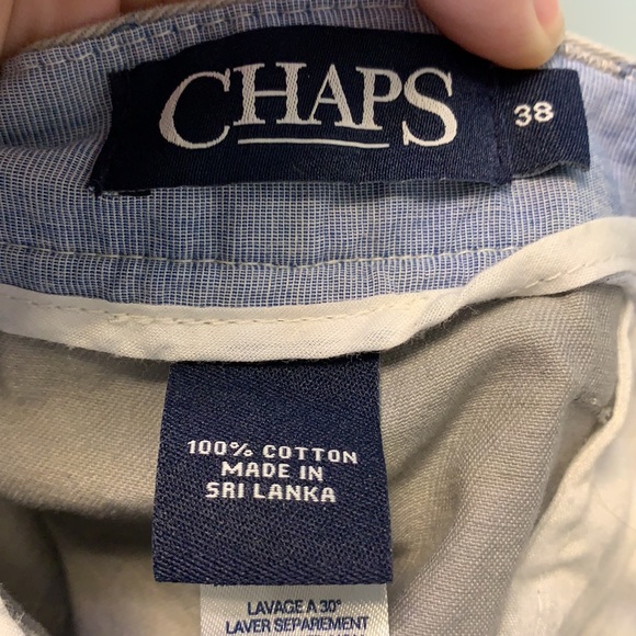 Chaps Gray Shorts Size 38 - Picture 3 of 4